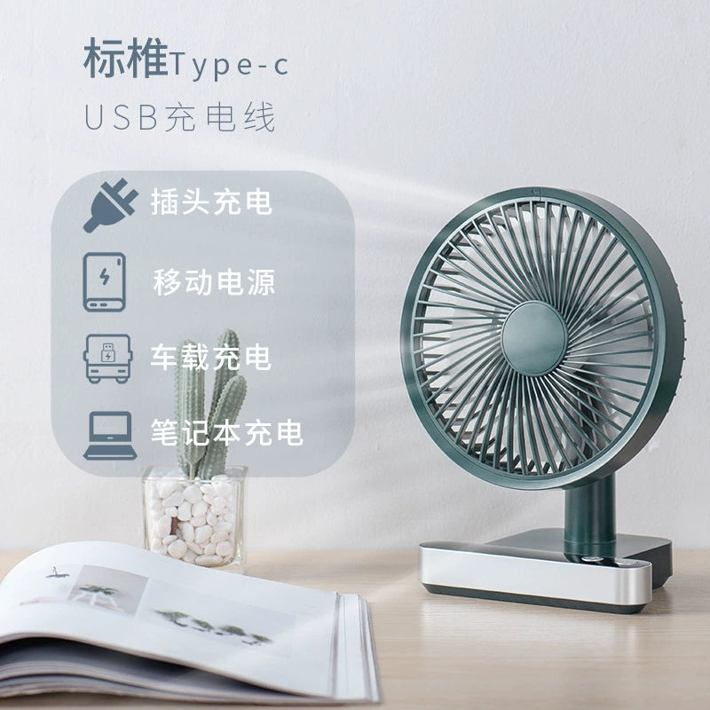 Ventilador de escritorio recargable F702 3600mAh - vista detallada del producto 6