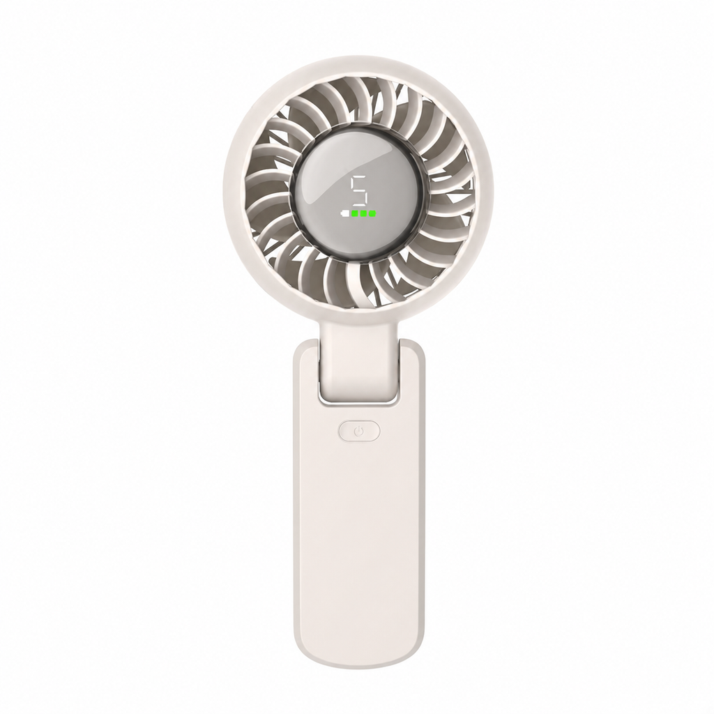 Ventilador de mano con pantalla digital plegable H20 - vista detallada del producto 3