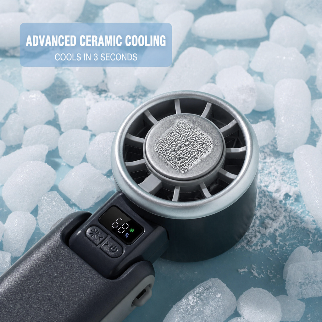H03B ice-cooling turbo handheld fan – product detail view 6