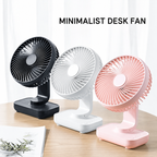 Ventilador de escritorio compacto recargable D606 – vista detallada del producto 5