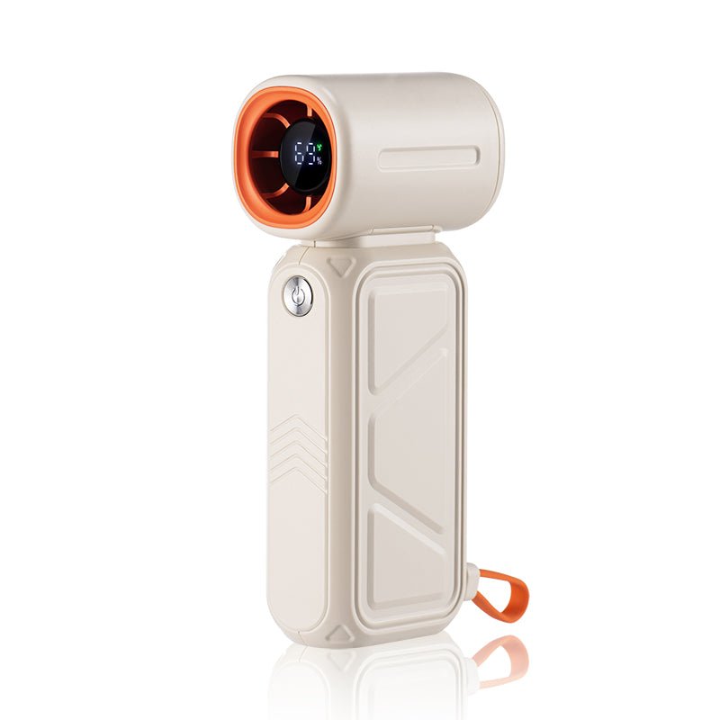 H06 8000mAh 16W High-Speed ​​Turbo Handheld Fan na may Power Bank Function - Guangdong Hexu Technology Co., Ltd.