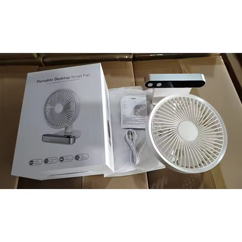 Ventilador de escritorio recargable F702 3600mAh – vista detallada del producto 9