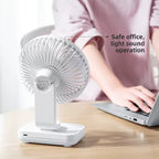 Ventilador de escritorio recargable D77 3600mAh - vista detallada del producto 4