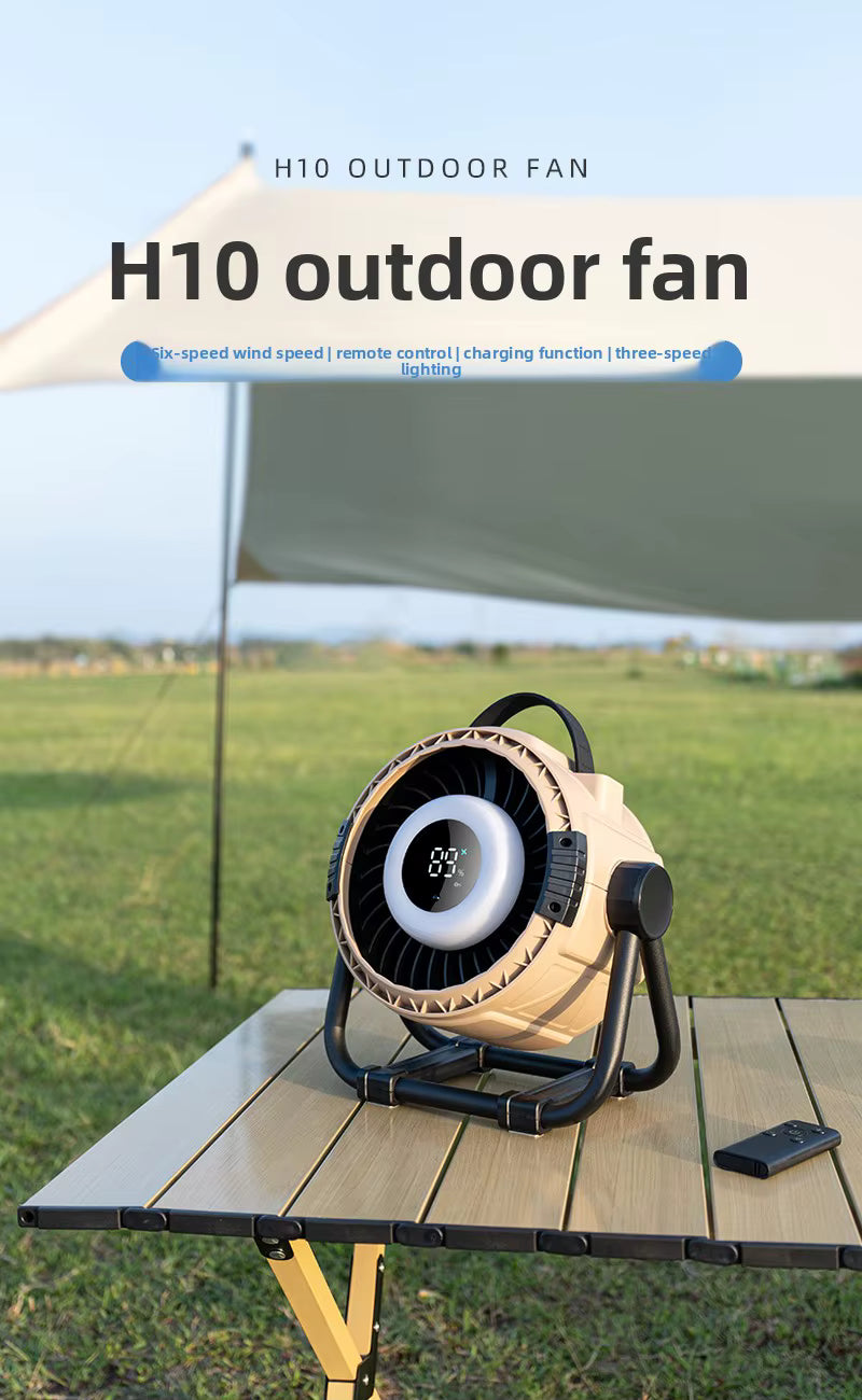 Ventilador de camping recargable H10Y 20000mAh – vista detallada del producto 15