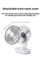 Ventilador de escritorio recargable D77 3600mAh - vista detallada del producto 5