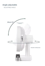 Ventilador de escritorio recargable F702 3600mAh - vista detallada del producto 4