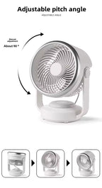 Ventilador circulador de aire de escritorio compacto N701Y: vista detallada del producto 6