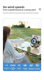 Ventilador de camping recargable H10Y 20000mAh – vista detallada del producto 19