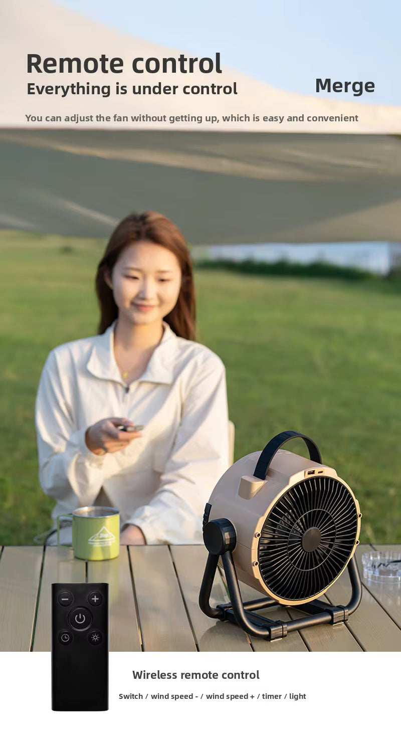 Ventilador de camping recargable H10Y 20000mAh - vista detallada del producto 4